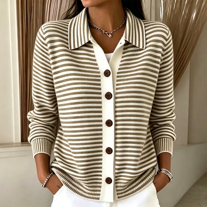 Wren™ | Cardigan en maille rayée