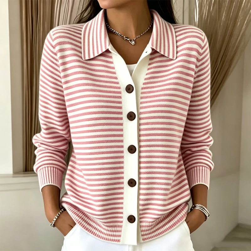 Wren™ | Cardigan en maille rayée