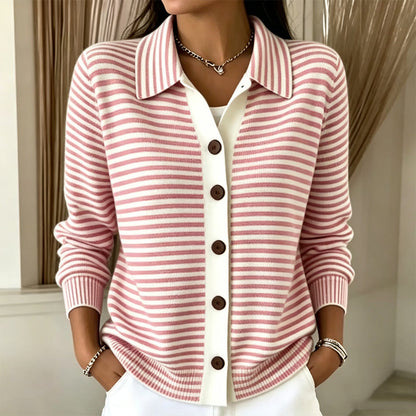 Wren™ | Cardigan en maille rayée