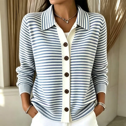 Wren™ | Cardigan en maille rayée