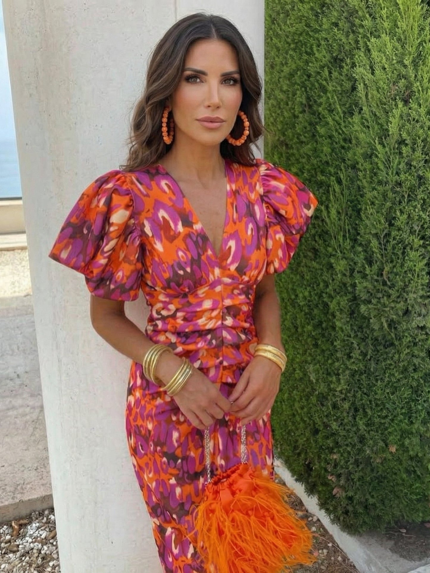 NORELI | Robe à motifs