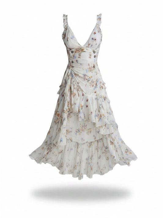 LINA | Robe à fleurs