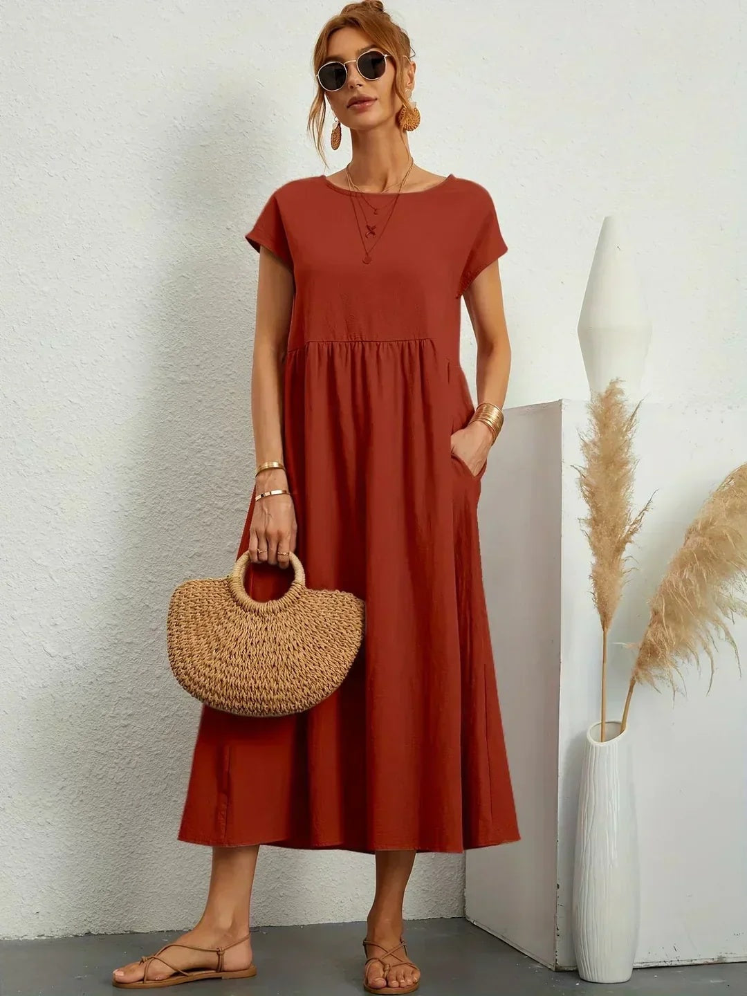 CALIRA | Robe midi